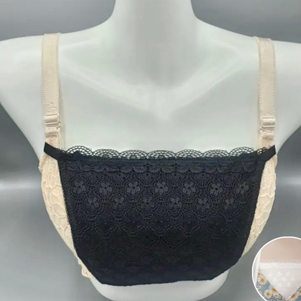 Elegant Flower Lace Fake Collar/Décolletage Cover New!